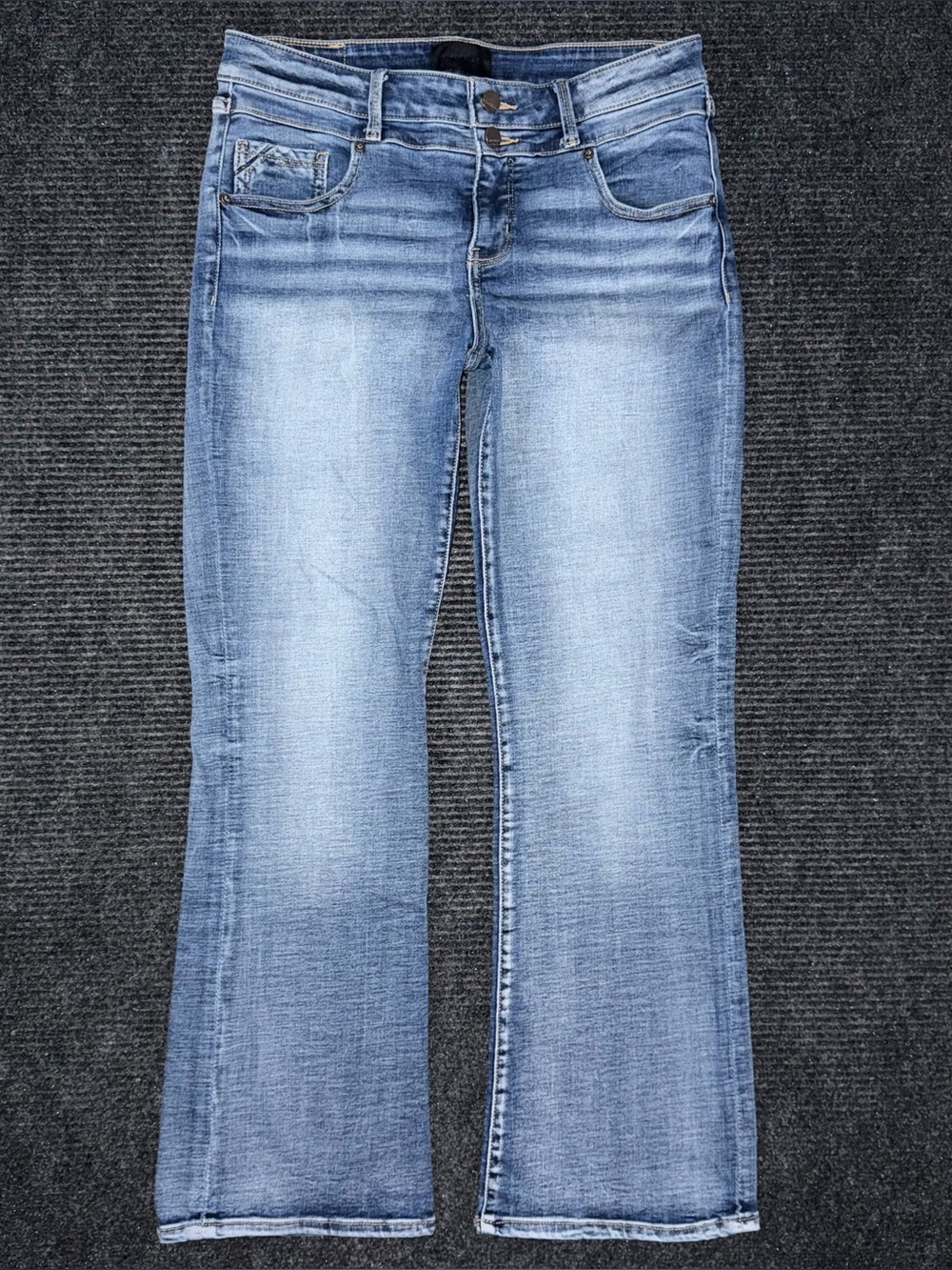Buckle Black Fit No 53 Bootcut Stretch Jeans Sz 30x29.5 SHORT BBW6214S